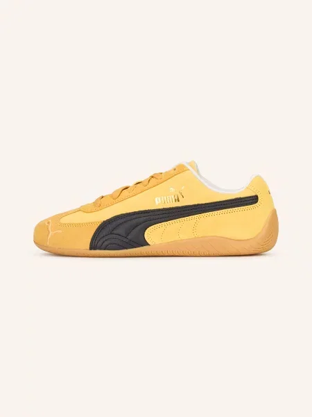 Puma sneakersy zamszowe Speedcat żółty czarne