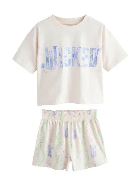 Next Pijamale Wicked albastru / verde deschis / mov liliachiu alb