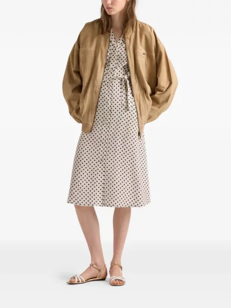 Rochie tip cămașă Prada cu buline cu imagine