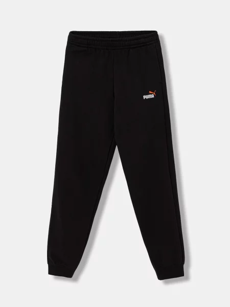 Puma teplákové nohavice detské s bavlnou ESS 2 COLOR No. 1 Logo Sweatpants čierna
