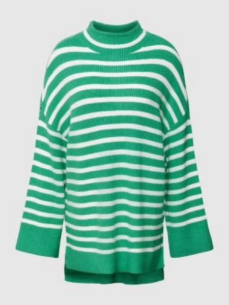 Sweter z dzianiny w paski Fransa