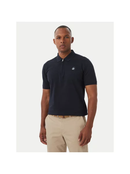 Beverly Hills Polo Club Polo marškinėliai Tamsiai Regular Fit mėlyna