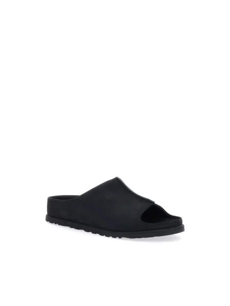 Klapki Ugg skórzane czarne