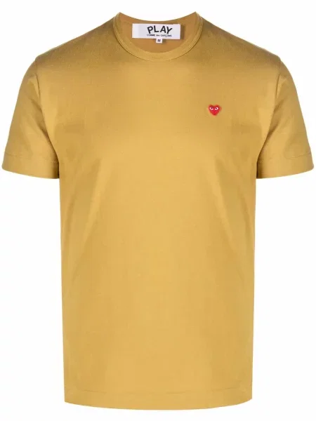 Krátké tričko Comme Des Garçons Play zelené