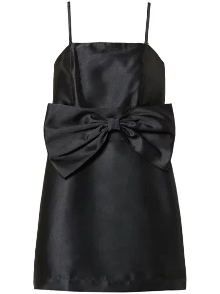 Rochie mini Twinset cu funde de costum negru