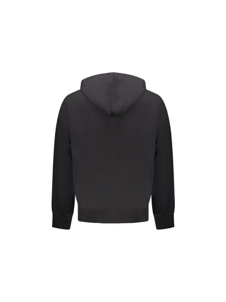 Froté mikina Calvin Klein Jeans čierna