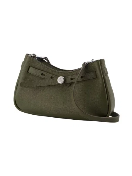 Top Tory Burch skórzany zielony