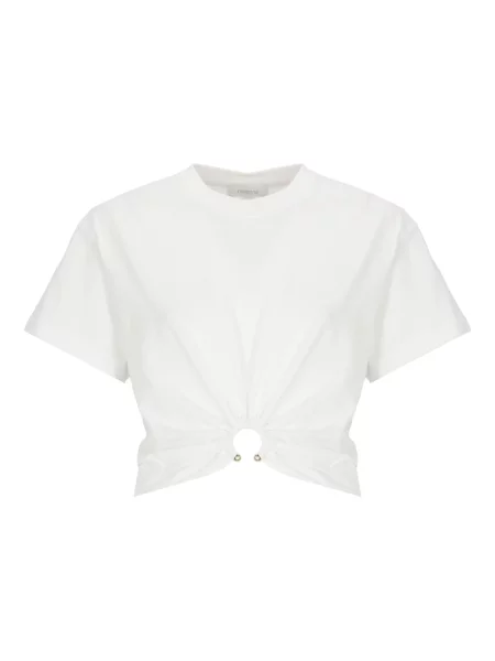 Koszulka Paco Rabanne beżowa