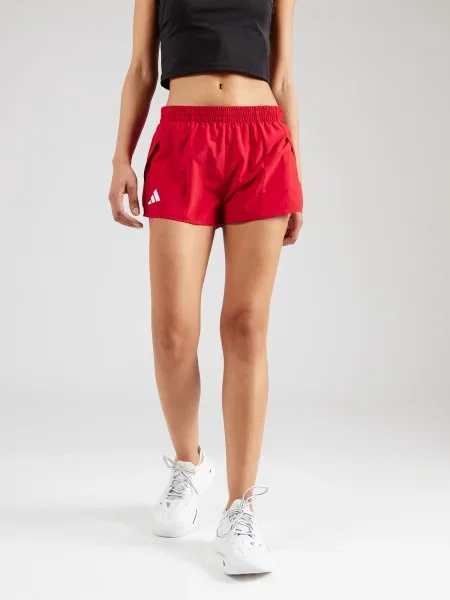 ADIDAS PERFORMANCE Športne hlače Adizero rdeča bela