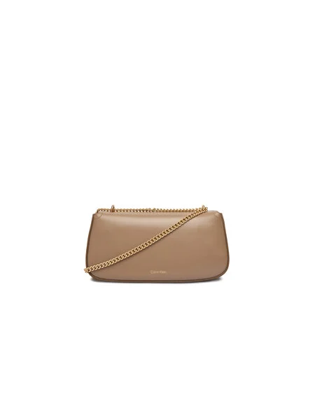 Táska Calvin Klein Ck Convertible Chain Small Bag bézs
