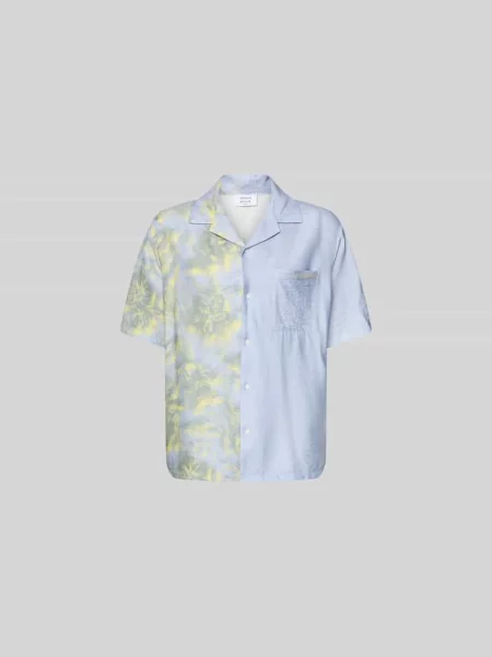 Koszula casualowa o kroju relaxed fit z mieszanki Maison Kitsune