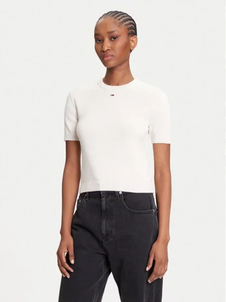 Tommy Jeans Tricou Essential bej