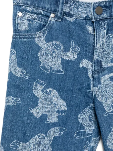 Spodnie dziecięce Stella Mccartney niebieskie