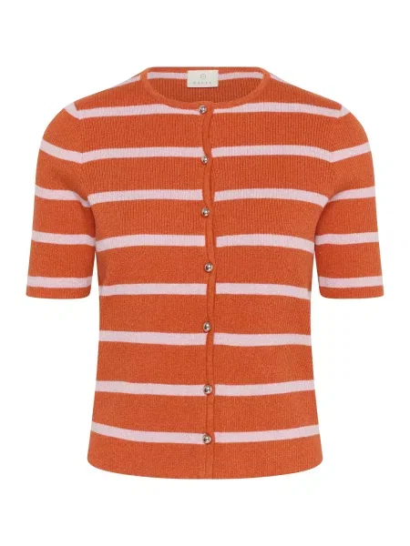 Kaffe Geacă tricotată KAMorita portocaliu alb