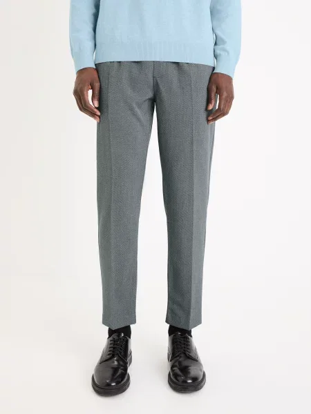 Pantaloni Celio casual gri