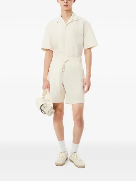 Pantaloni scurți Lacoste cu dungi cu cordon