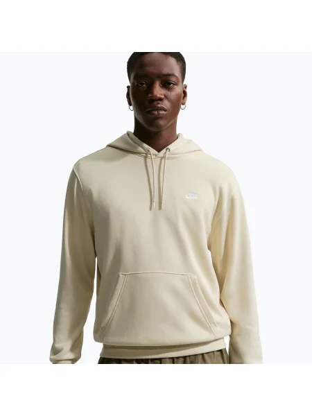 Pulover Nike din material terry alb