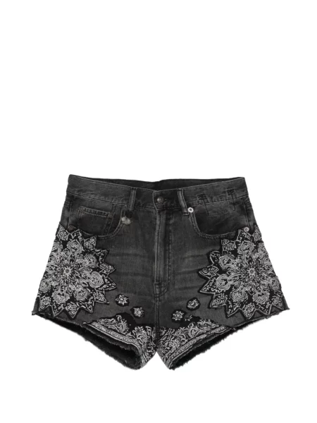 Pantaloni scurți din denim R13 gri