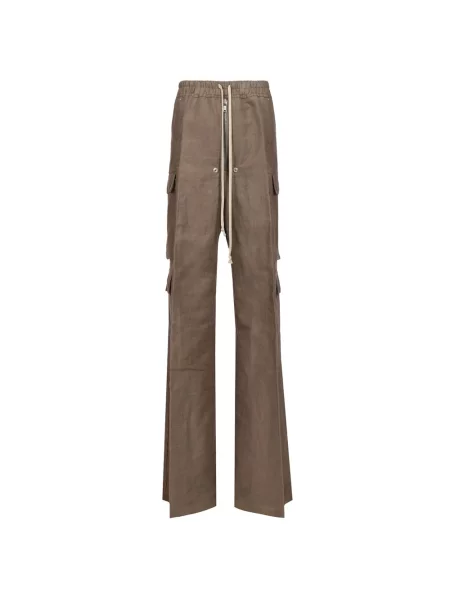 Spodnie Rick Owens beżowe