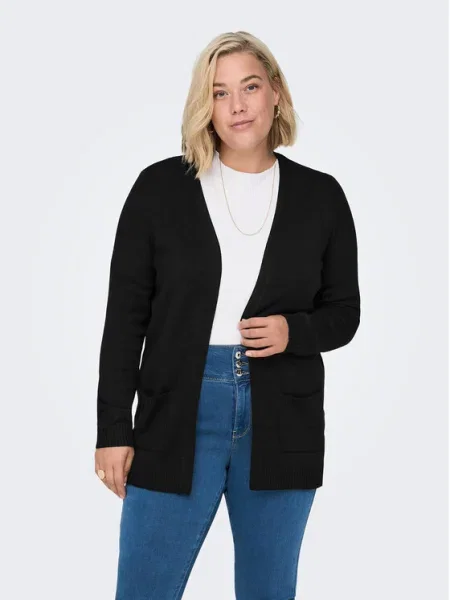 ONLY Carmakoma Cardigan negru