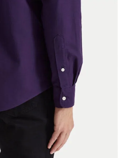 Tommy Hilfiger Marškiniai Solid Heritage violetinė
