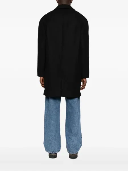 Palton Maison Kitsune cu rever negru