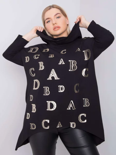 Bluză Fashionhunters negru