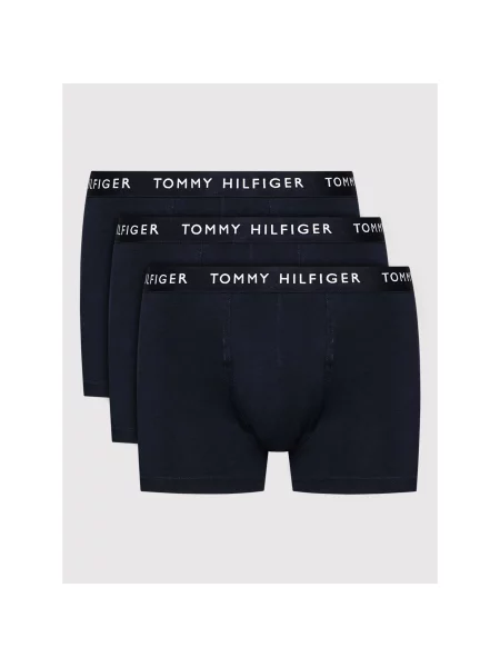TOMMY HILFIGER Boksarice Essential nočno / bela modra