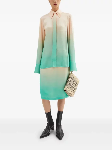 Marškiniai Jil Sander kaklaraiščiai rožinė
