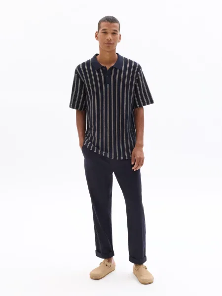 Tricou polo Celio negru