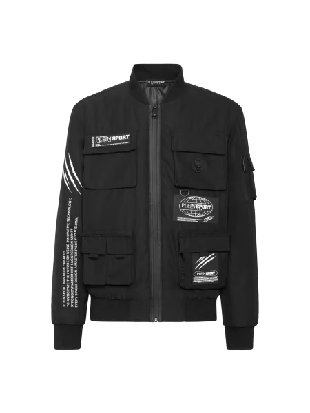 Kurtka bomber Plein Sport czarny