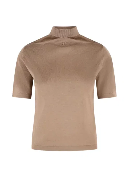 Scurt top Courreges cu broderie