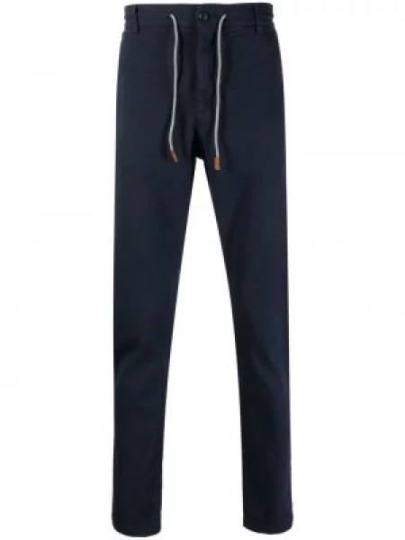 Pantaloni chino Eleventy conici cu cordon