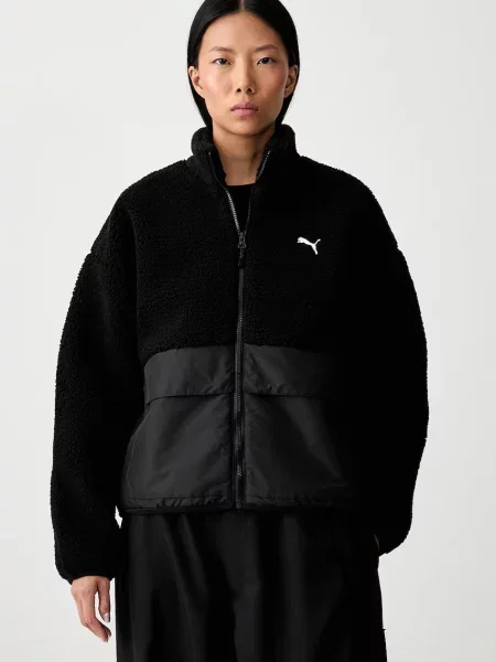 Puma jachetă scurtă pentru femei Sherpa negru