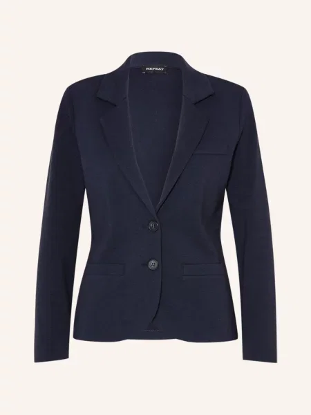 Repeat Blezer Z Dżerseju blau