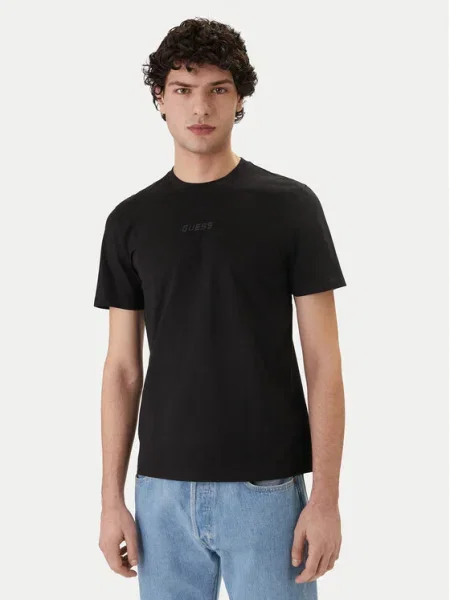 Tričko Guess Jeans čierna
