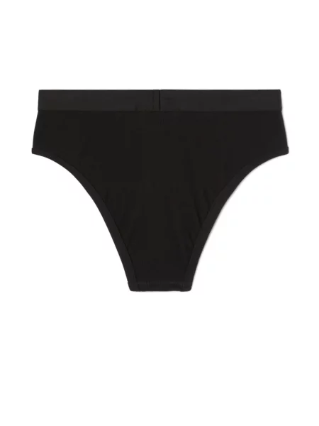 Majtki briefs Palm Angels z logo czarne