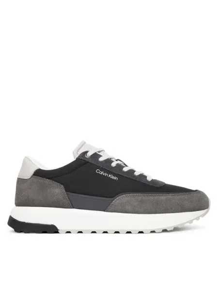 Pánske topánky Calvin Klein Low Top Lace Up Repreve Mix Formal Gray/Eggshell/Creamy White čierna