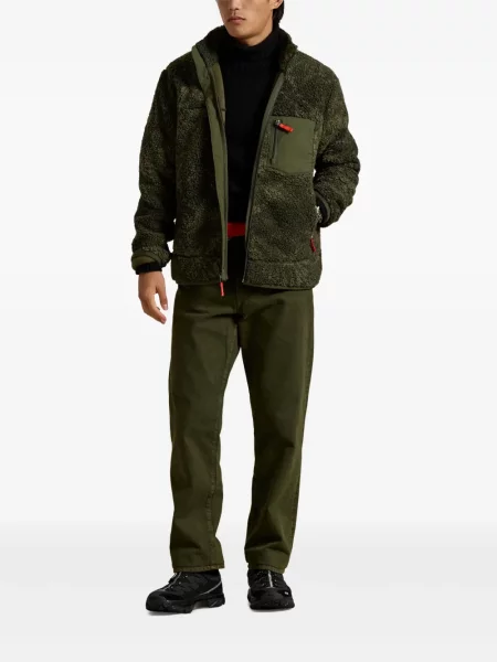 Șapcă Polo Ralph Lauren cu dungi din fleece verde