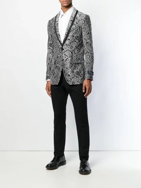 Sacou Billionaire din jacard negru