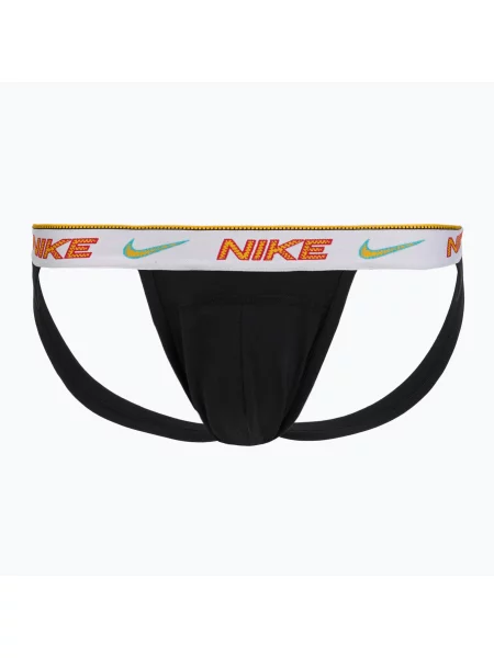Boxeri pentru bărbați Nike Cotton Stretch Jock Strap Steel Grey gri