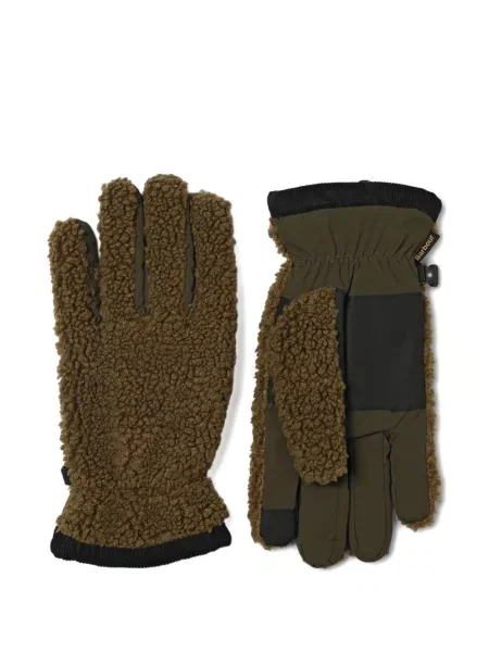 Mănuși Barbour din fleece cu cataramă verde