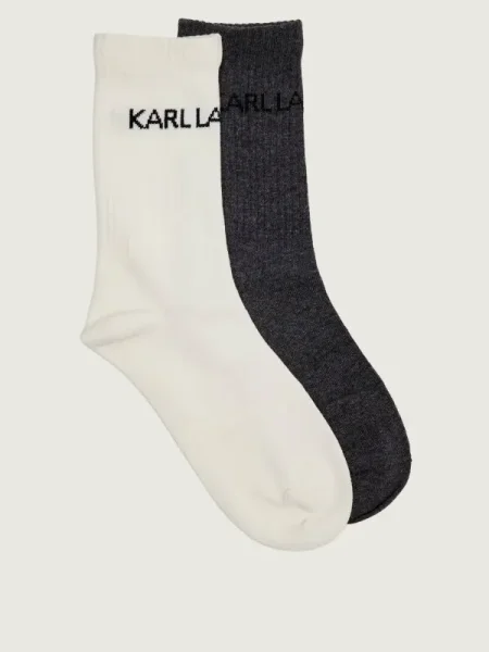 Karl Lagerfeld Zokni bézs / antracit / fekete szürke
