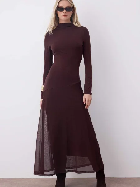 Trendyol Rochie închis maro