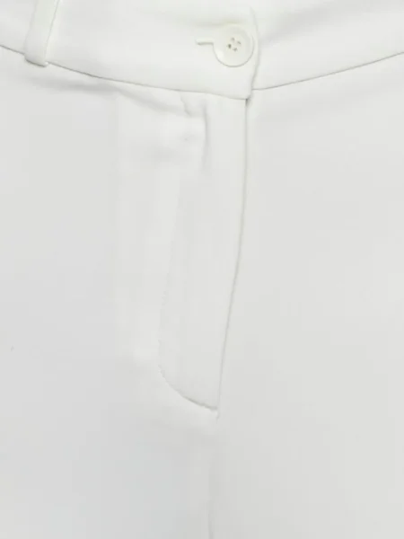 Pantaloni Roberto Cavalli din crep alb