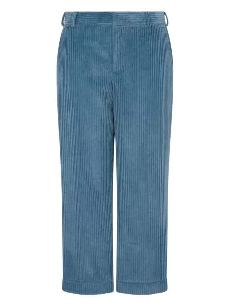 Pantaloni Moschino de catifea cord albastru