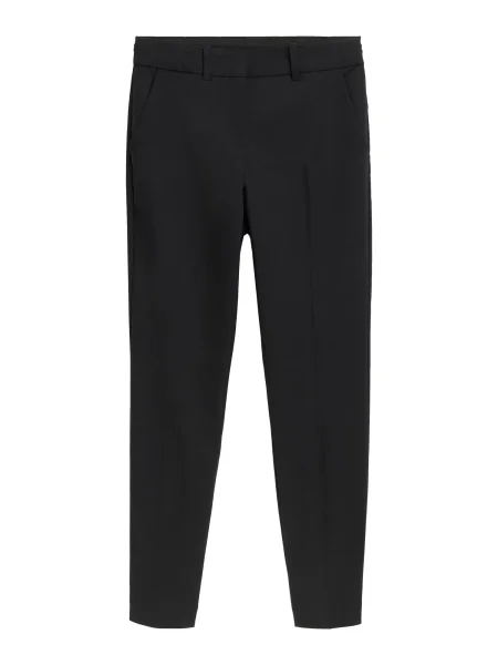 TOM TAILOR Pantaloni cu dungă negru