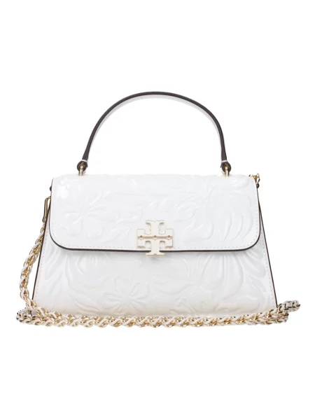 Torebka Tory Burch skórzana biała