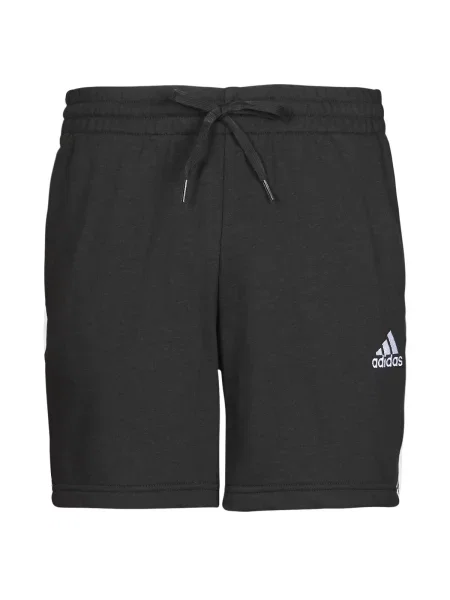 Froté šortky Adidas čierna