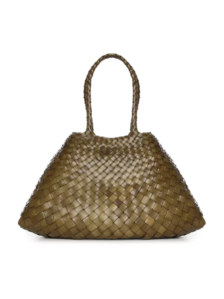 Torebka skórzana Dragon Diffusion skórzana zielona